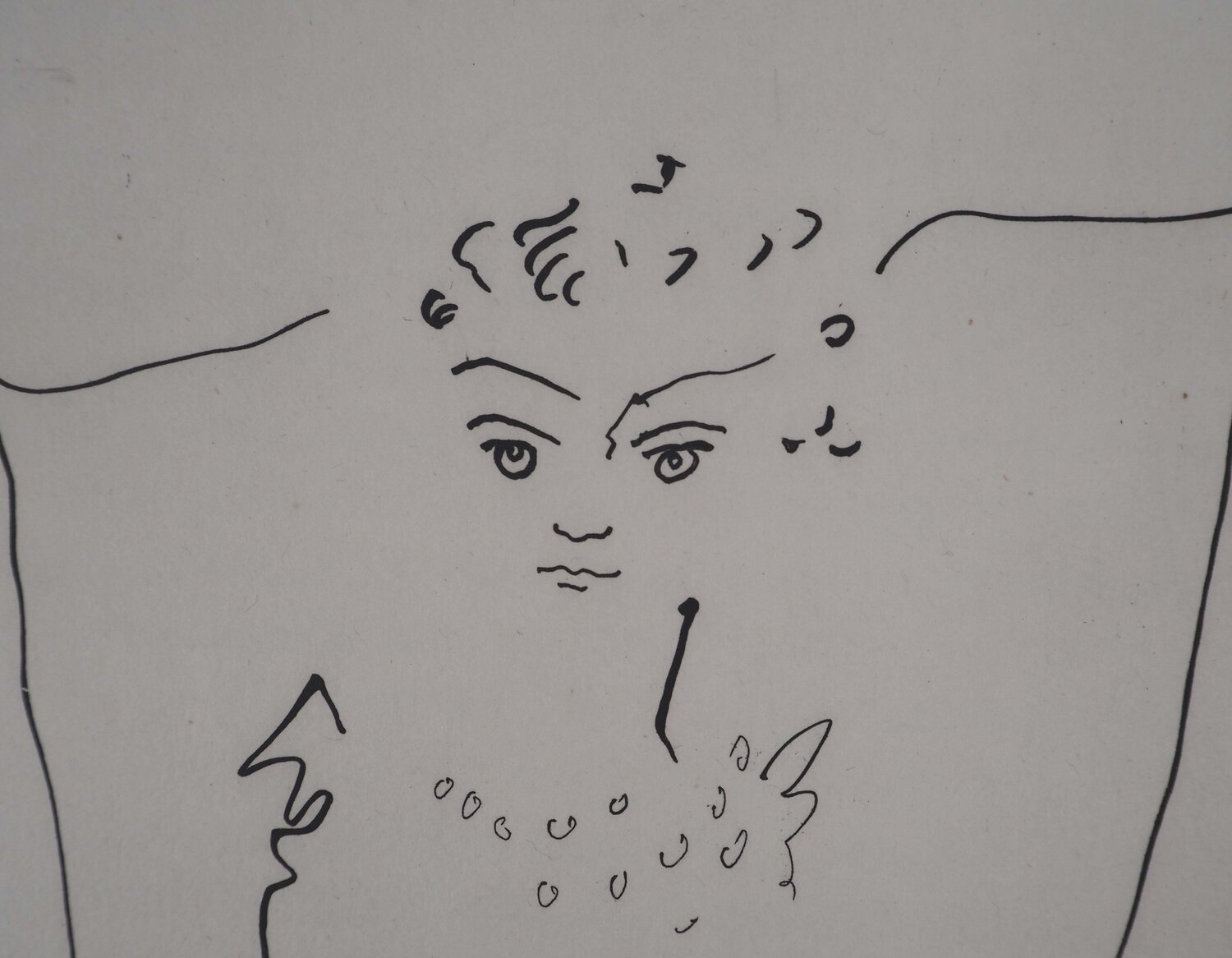 Le bal du comte d'Orgel : La comtesse dans son lit Jean Cocteau