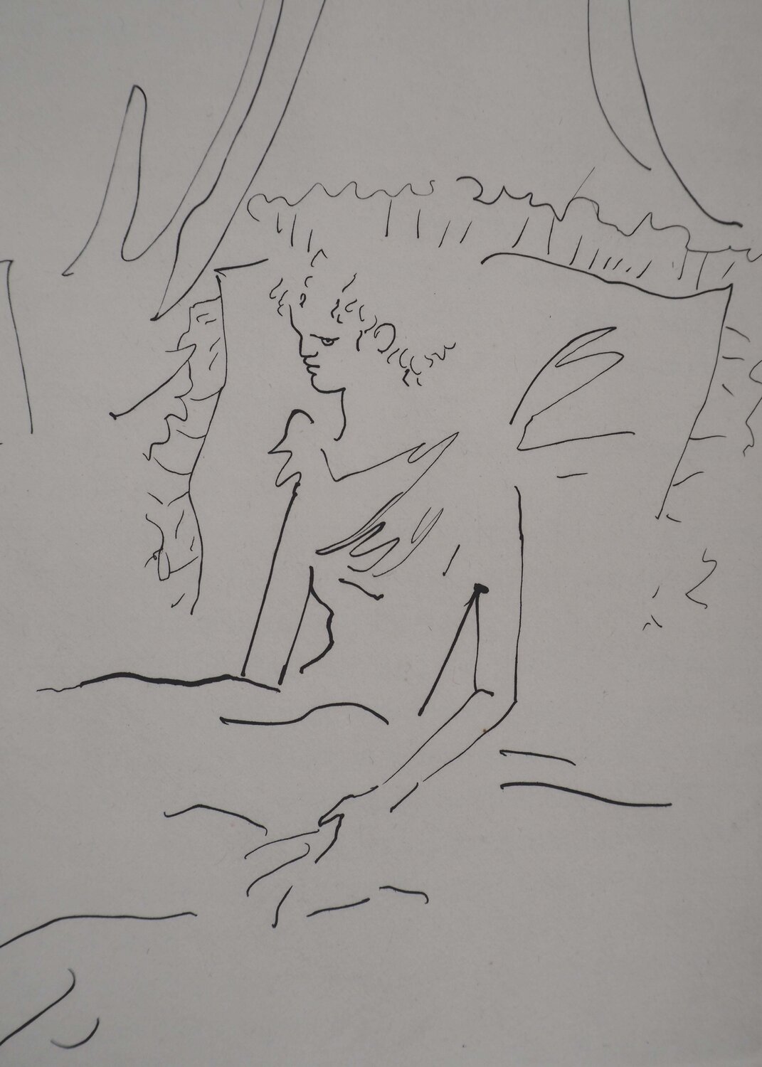 Le bal du comte d'Orgel : L'attente de Mme d'Orgel Jean Cocteau Druck zu verkaufen