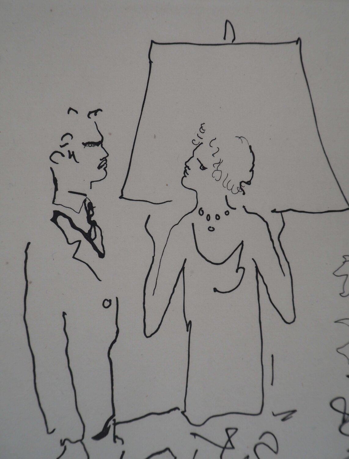 Le bal du comte d'Orgel : Les époux Jean Cocteau