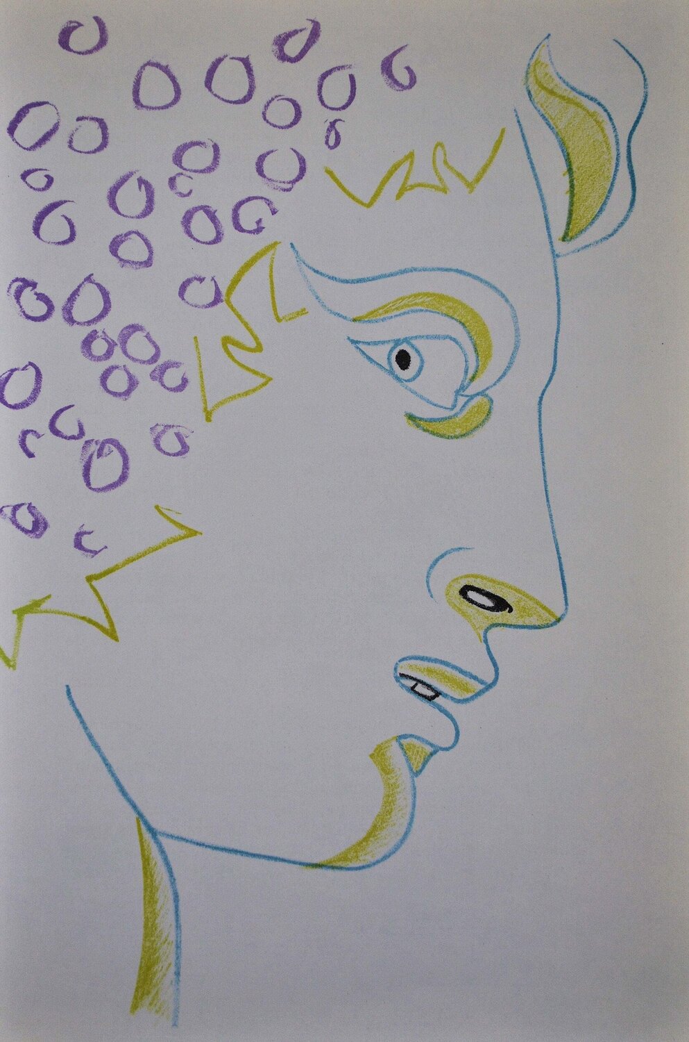 Bacchus, Lithographie originale Jean Cocteau Druck zu verkaufen