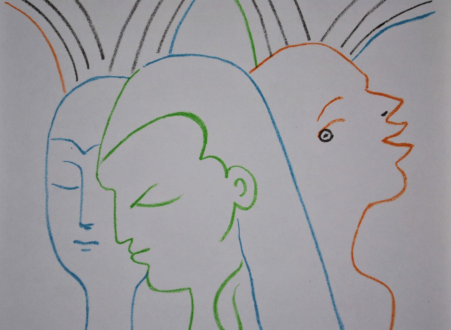 Les trois soeur Jean Cocteau