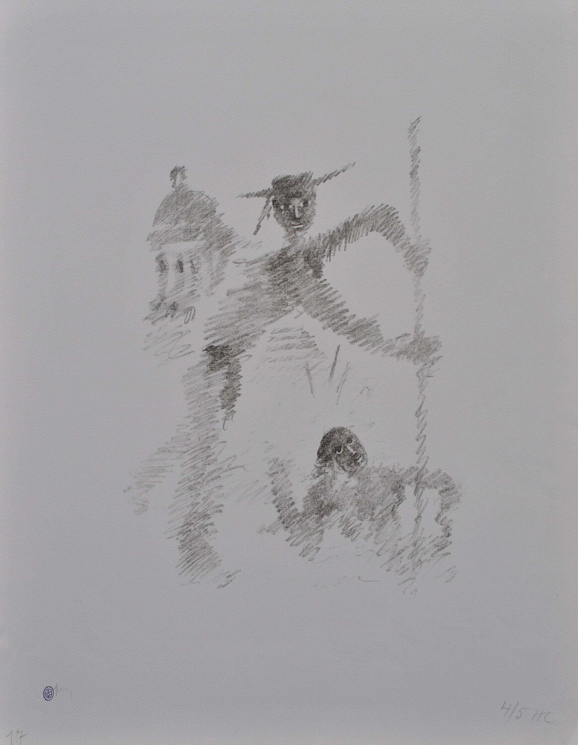 Gondolier à Venise Jean Cocteau Impresión en venta