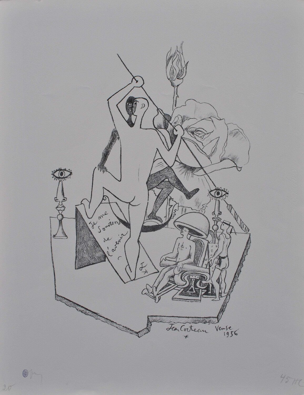 Souvenirs de Venise Jean Cocteau Afdruk te koop