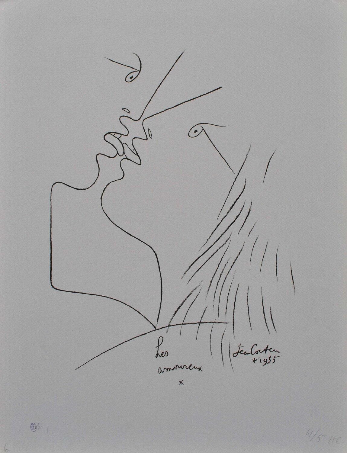 Les amoureux Jean Cocteau Édition à vendre