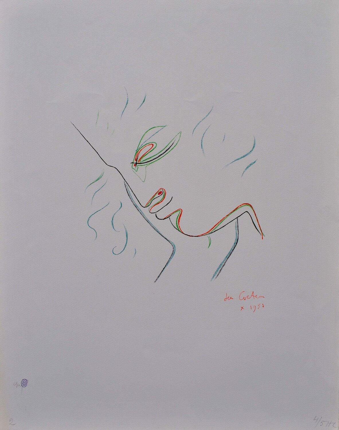 Le penseur Jean Cocteau Afdruk te koop