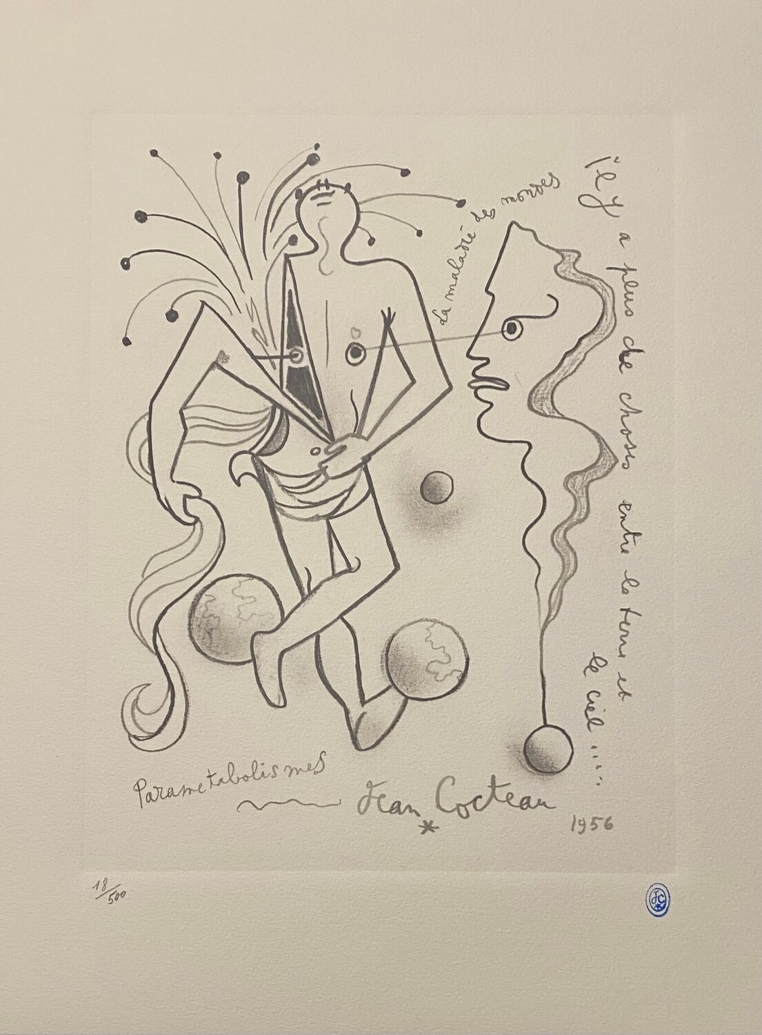 Untitled Jean Cocteau Édition à vendre