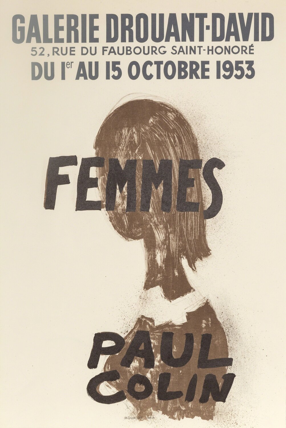 Femmes, Galerie Drouant-David Paul Colin Druck zu verkaufen