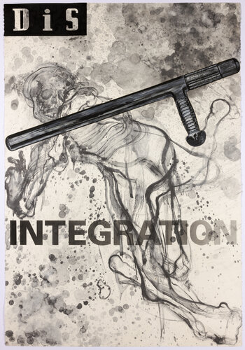 Dis Integration par Robbie Conal, Peinture en vente sur Singulart