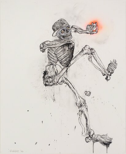 The High Hard One par Robbie Conal, Œuvre sur papier en vente sur Singulart