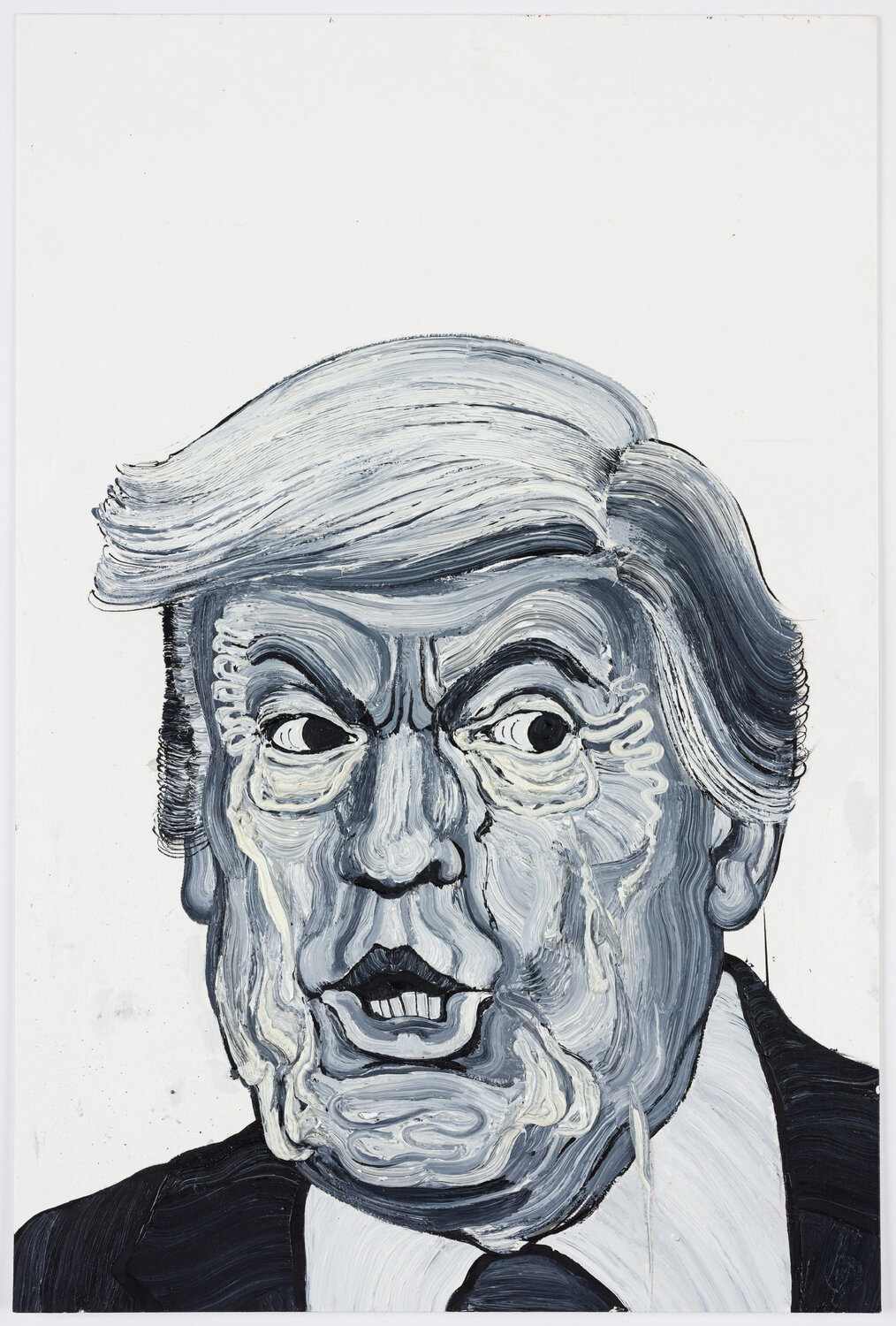 Donald Trump Robbie Conal Dipinto originale in vendita