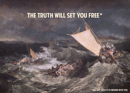 The Connor Brothers The Truth Will Set You Free Oil Painting di The Connor Brothers, Pittura in vendita su Singulart