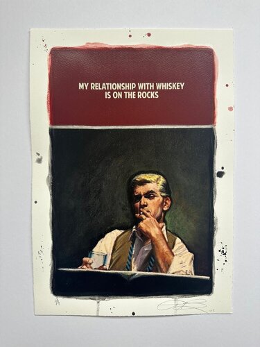 My Relationship with Whiskey Is On The Rocks di The Connor Brothers, Stampa in vendita su Singulart