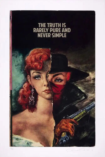 The Truth Is Rarely Pure And Never Simple by The Connor Brothers, Print for Sale on Singulart