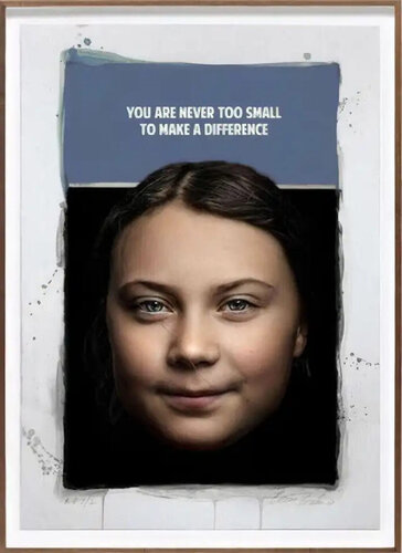 You Are Never Too Small (Greta Thunberg) by The Connor Brothers, Print for Sale on Singulart