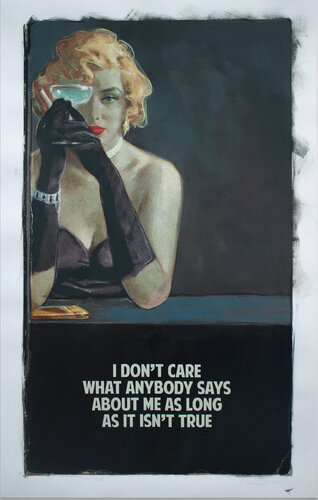 I Don't Care What Anybody Says About Me, As Long As It Isn't True di The Connor Brothers, Opera su carta in vendita su Singulart