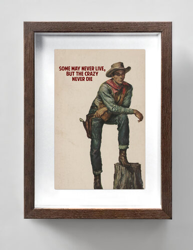 Some May Never Live, But The Crazy Never Die di The Connor Brothers, Opera su carta in vendita su Singulart