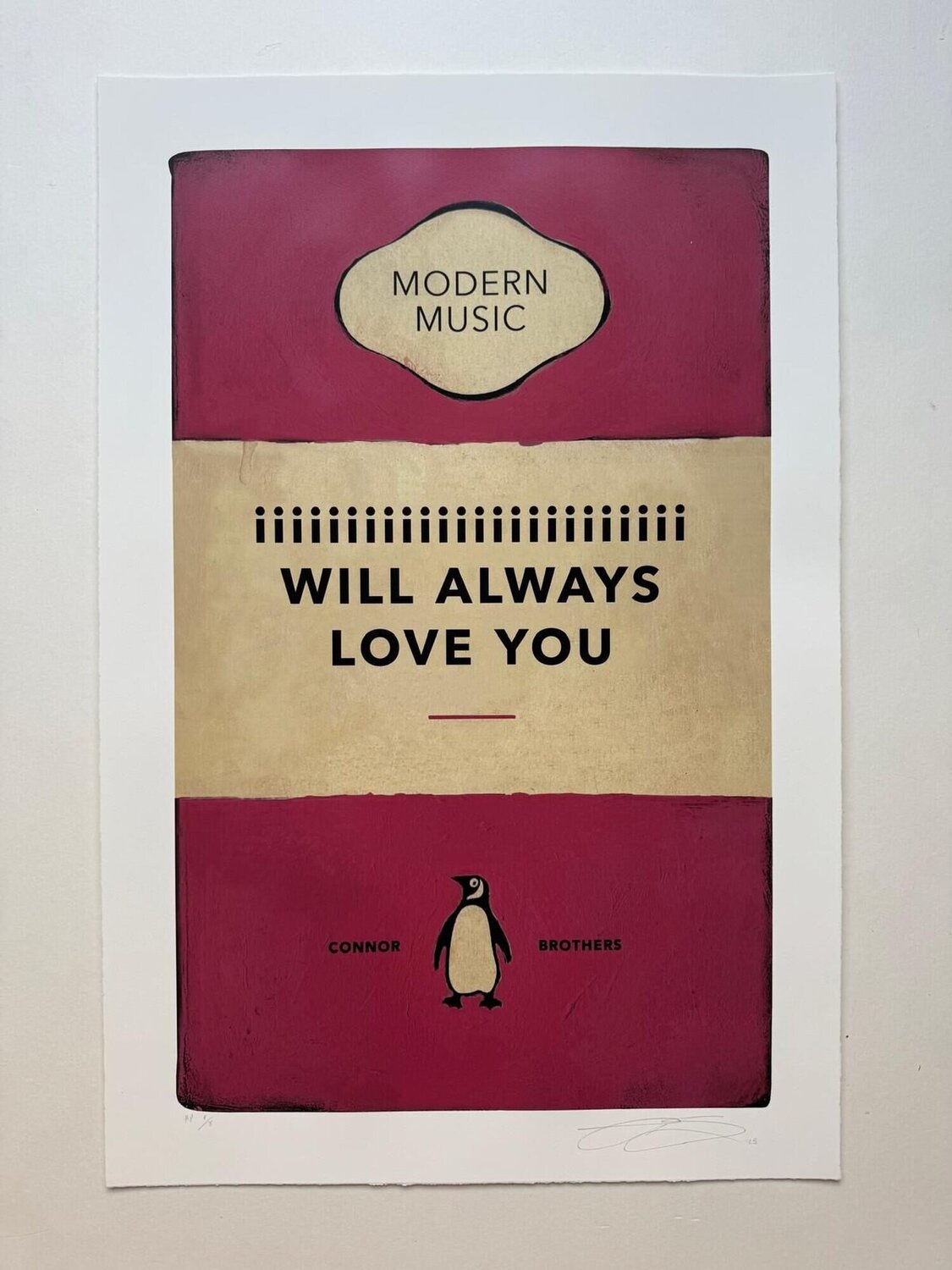 IIIII Will Always Love You The Connor Brothers Print for sale