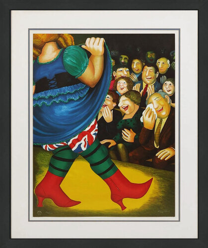 Panto Dame (framed, hand signed serigraph) by Beryl Cook, Print for Sale on Singulart