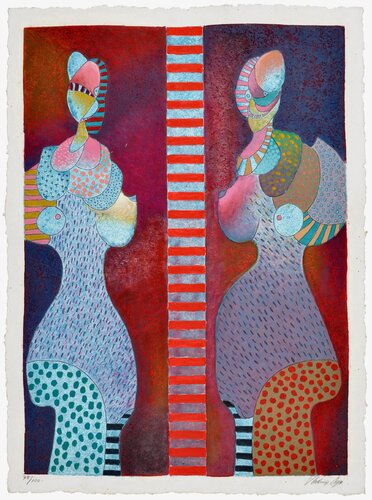 Dos Mujeres di Vladimir Cora, Stampa in vendita su Singulart