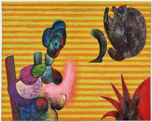 La Pina Roja di Vladimir Cora, Pittura in vendita su Singulart