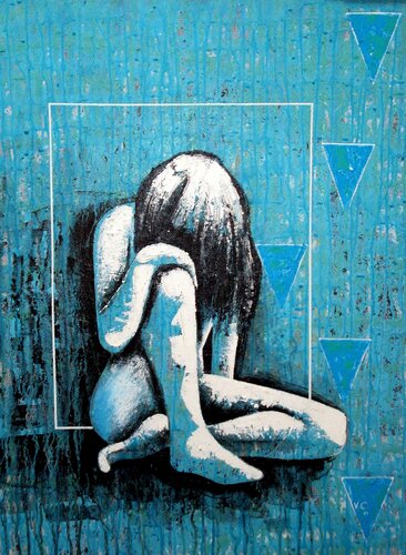 Figura #8 di Vladimir Cora, Pittura in vendita su Singulart