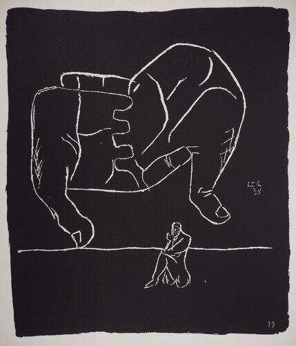 Les mains et le penseur Le Corbusier