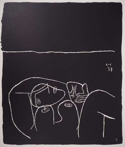 Nu féminin allongé Le Corbusier