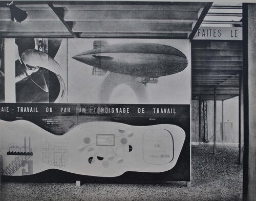 Pavillon des temps nouveaux - le travail von Le Corbusier, Druck kaufen auf Singulart