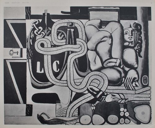 Femme, cordage et porte ouverte, héliogravure, 1938 Le Corbusier