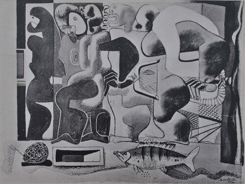 Nature morte au poisson van Le Corbusier, Afdruk te koop op Singulart