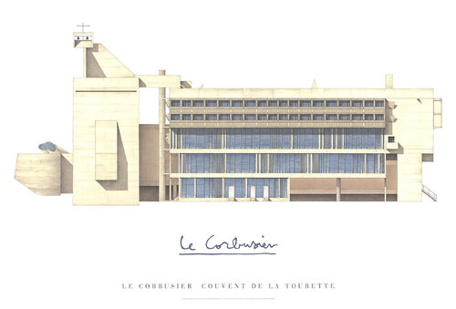 Couvent de la Tourette von Le Corbusier, Druck kaufen auf Singulart