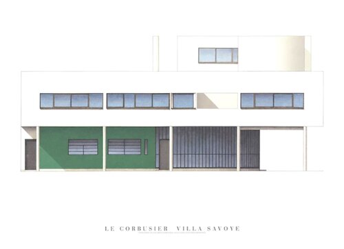 Villa Savoye, Nord-Est by Le Corbusier, Print for Sale on Singulart