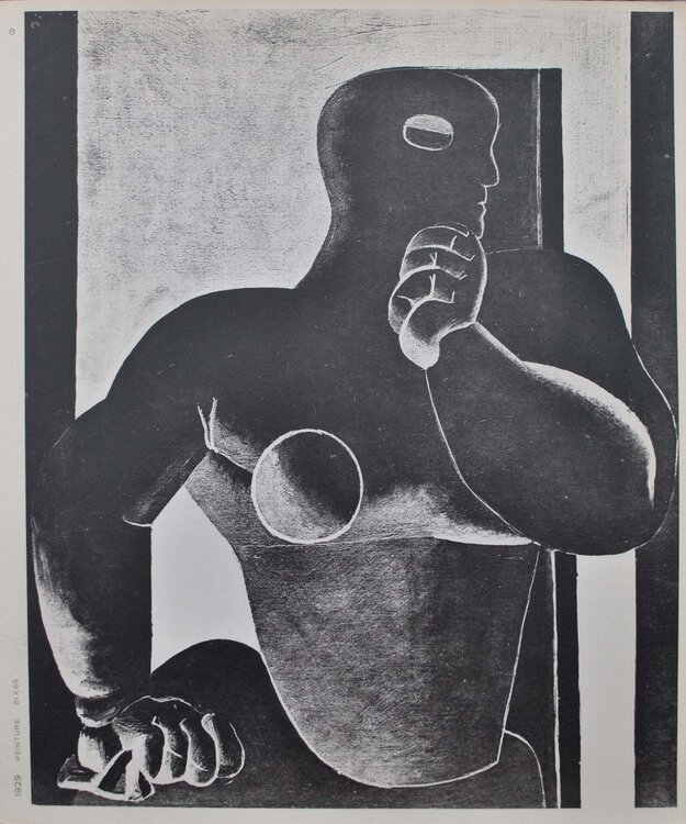 Homme pensif Le Corbusier