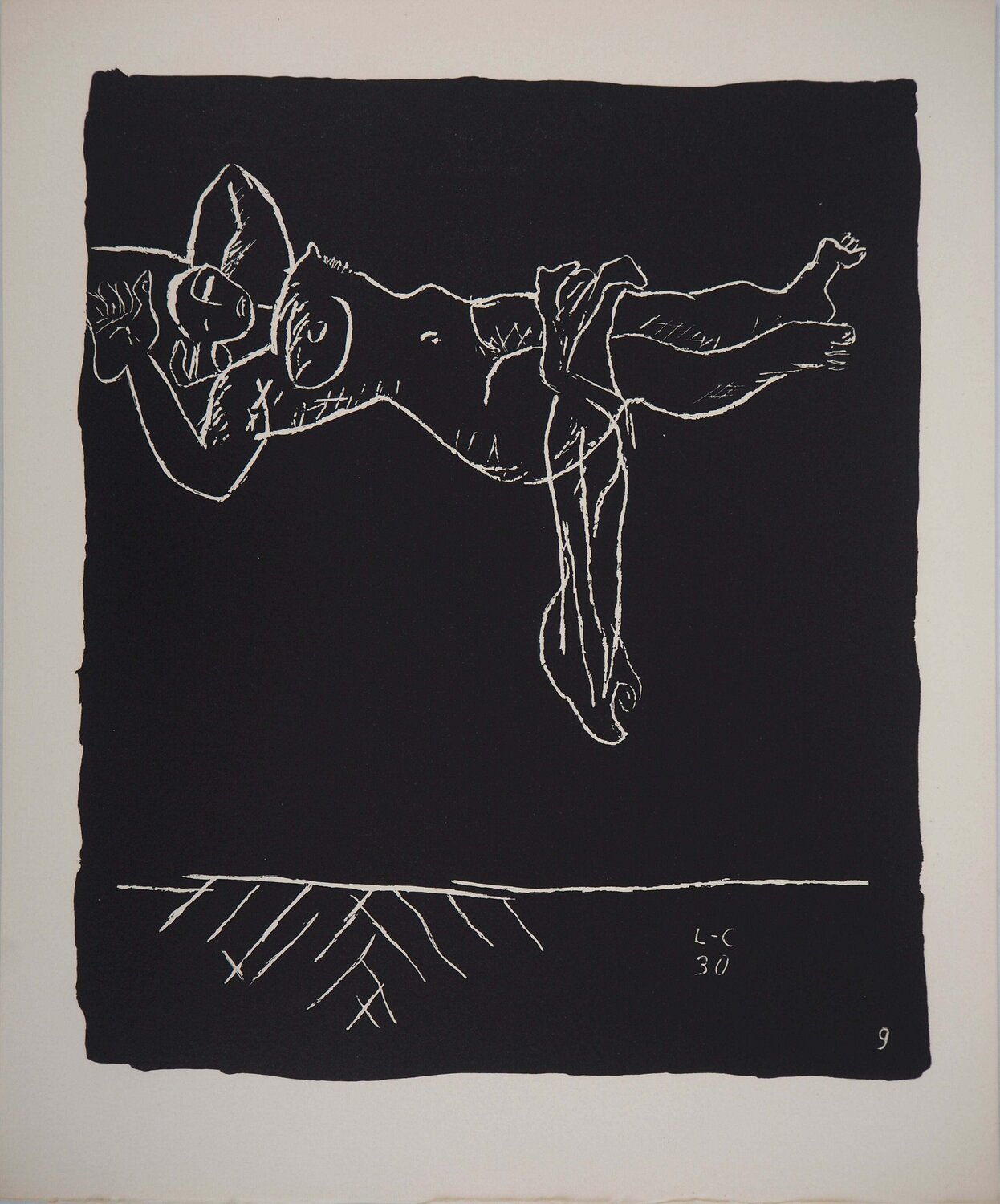 Hommage à la femme Le Corbusier Afdruk te koop