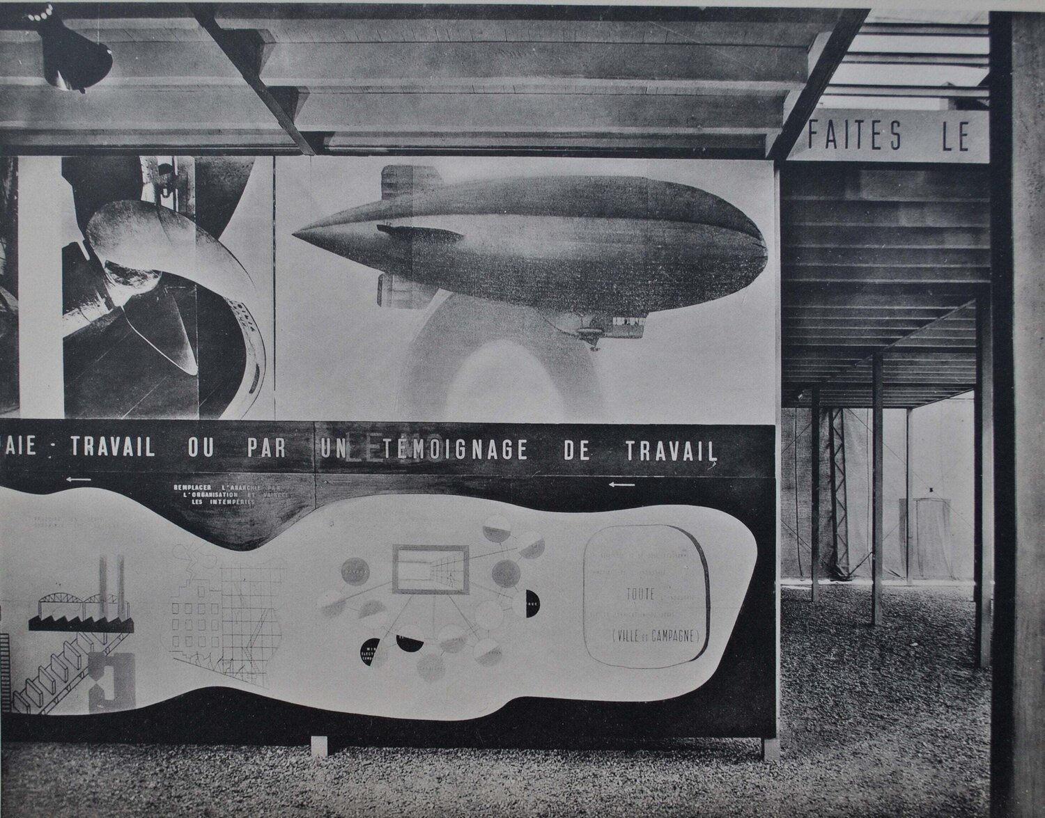 Pavillon des temps nouveaux - le travail Le Corbusier Druck zu verkaufen