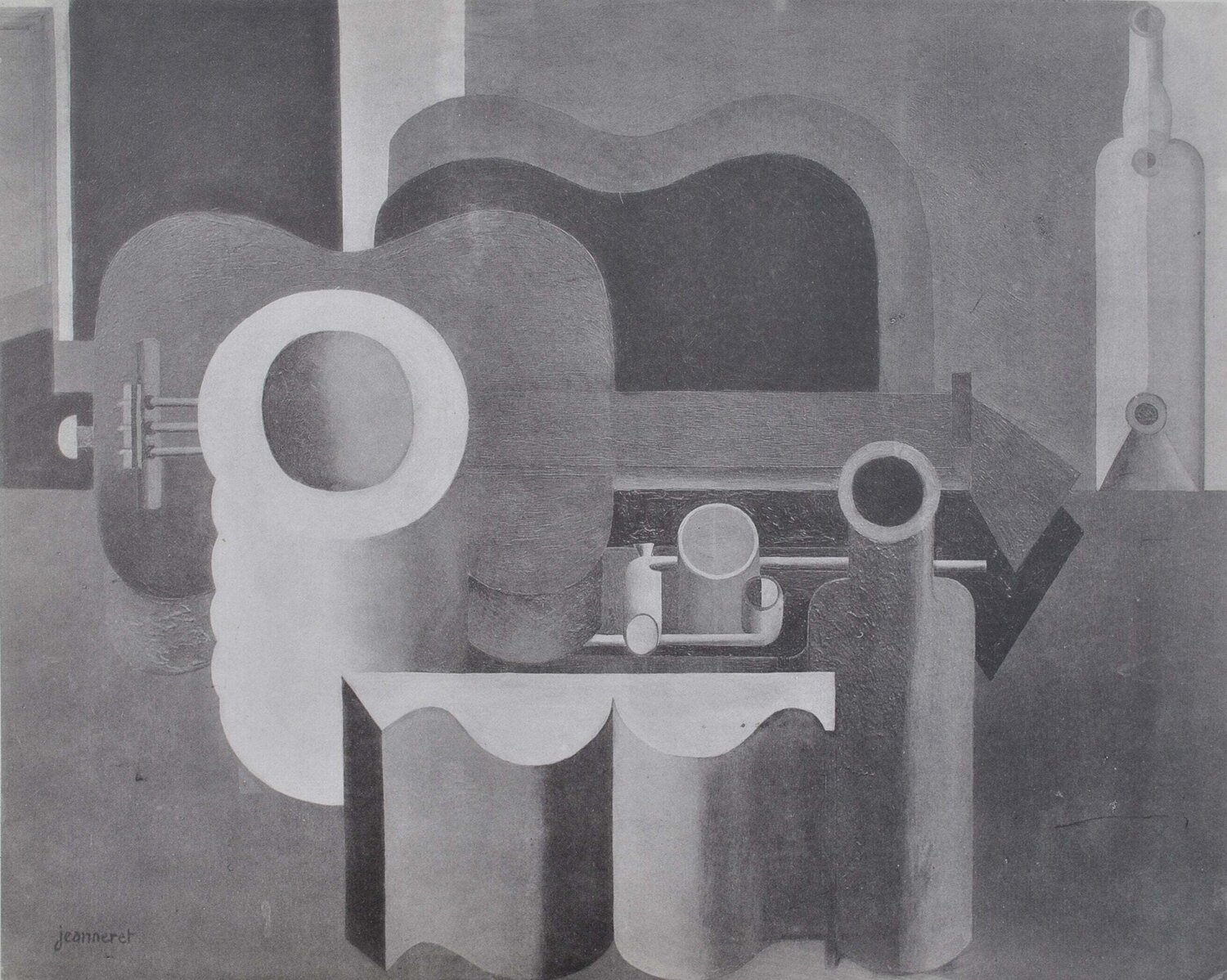 Nature morte à la guitare Le Corbusier Druck zu verkaufen