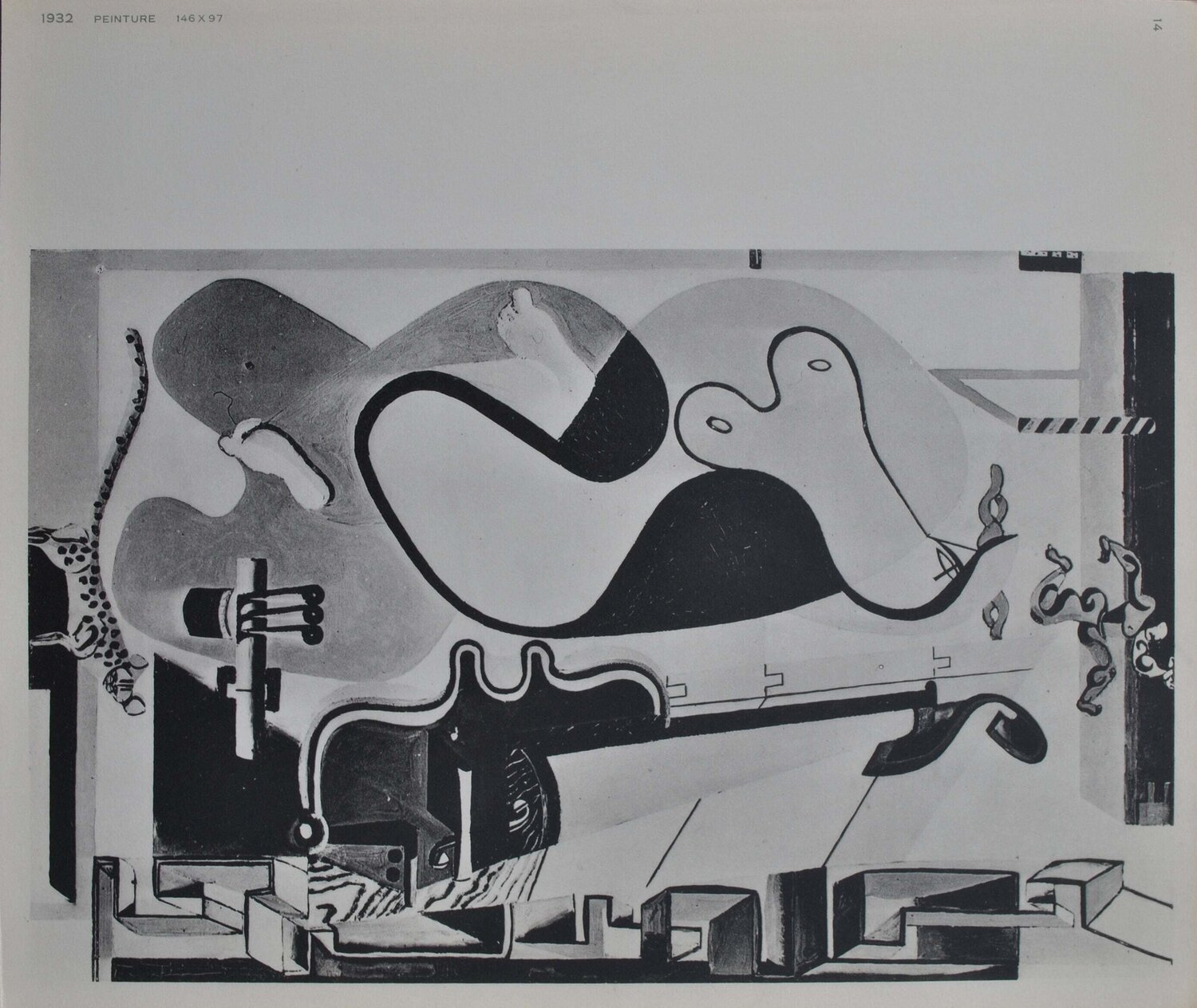 Danseuse, chat et coureur , héliogravure, 1938 Le Corbusier Print for sale