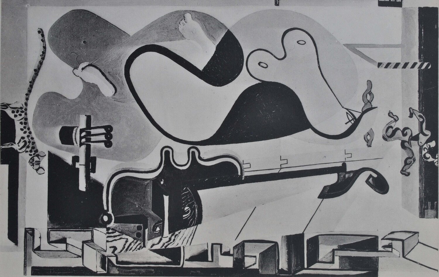 Danseuse, chat et coureur by Le Corbusier (1938) : Print