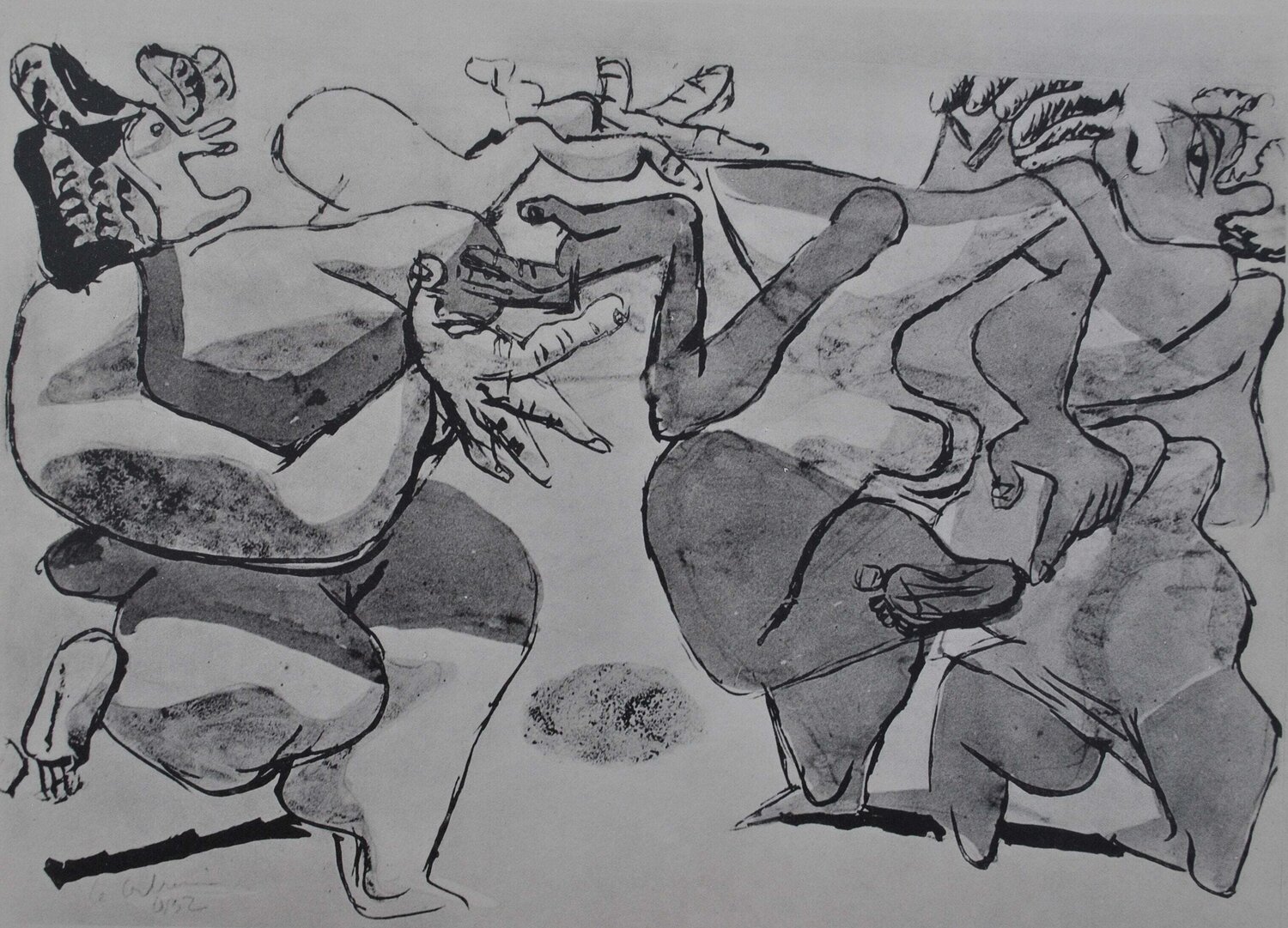 Violences "la lutte des opposés", Le Corbusier Druck zu verkaufen