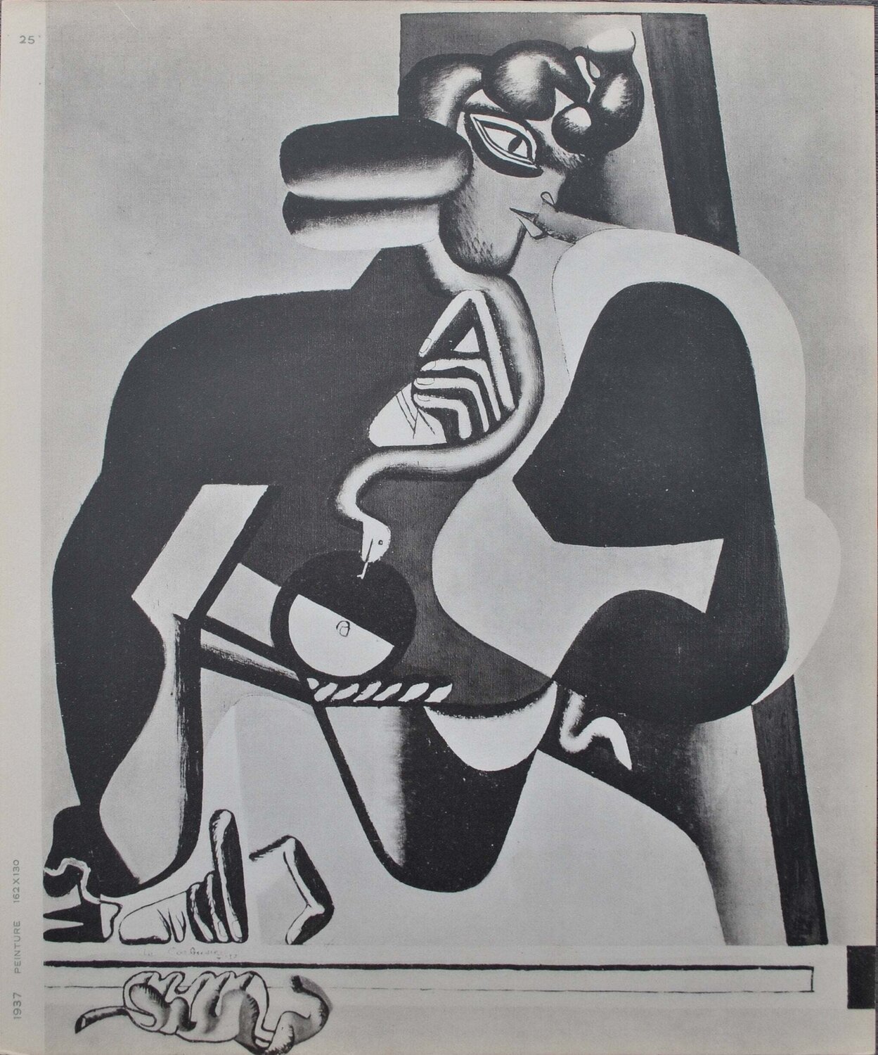 Egypte, Cléopâtre et le serpent, héliogravure signée, 1938 Le Corbusier Impresión en venta