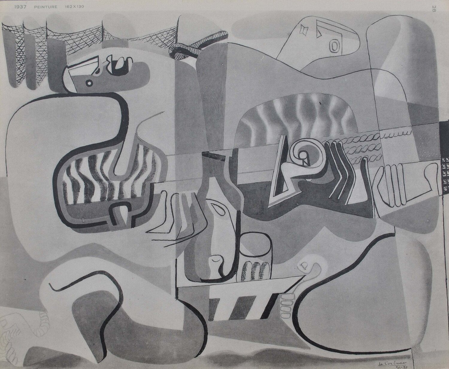 Joueuse de violon et de guitare Le Corbusier Print for sale
