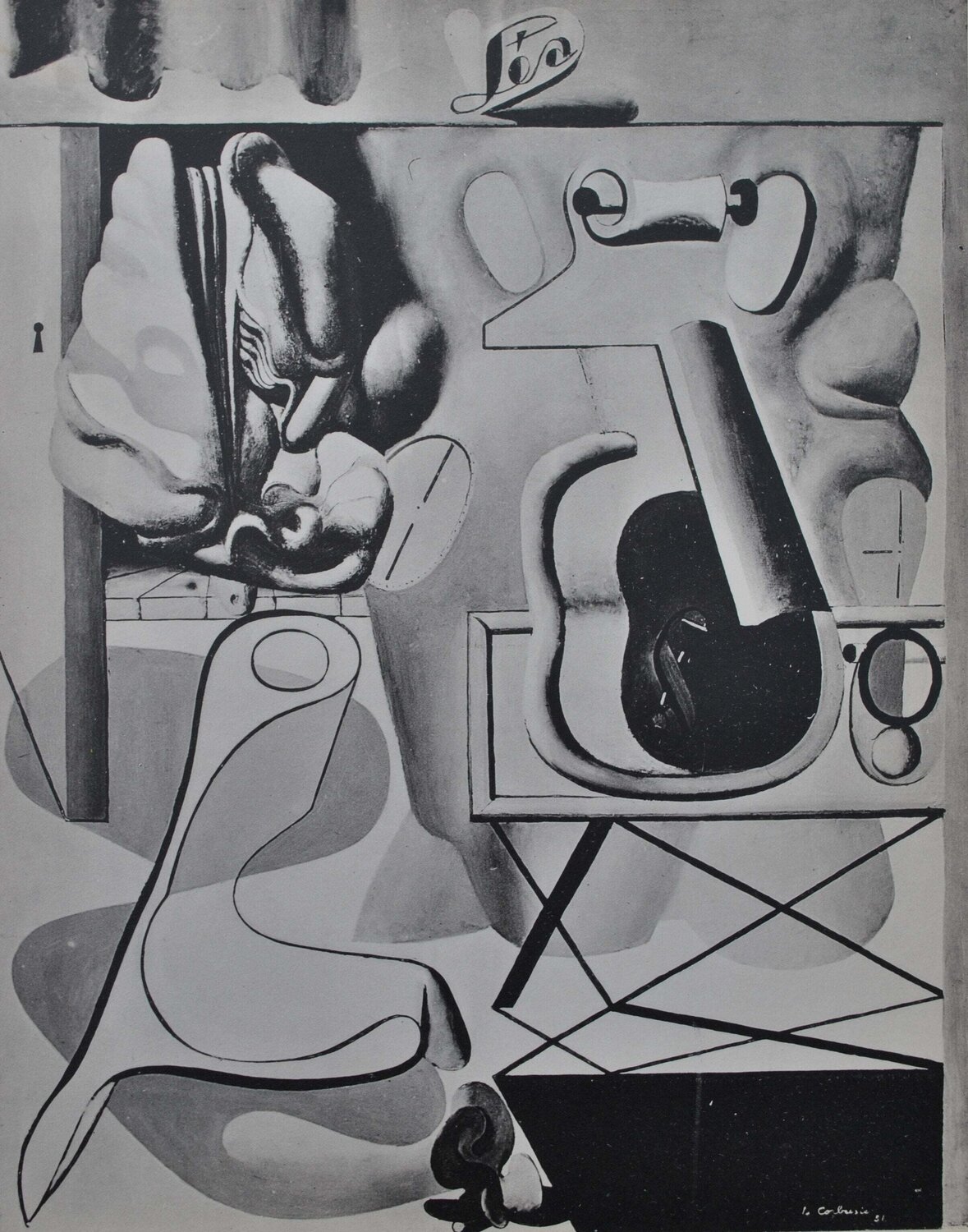 Léa Le Corbusier Afdruk te koop