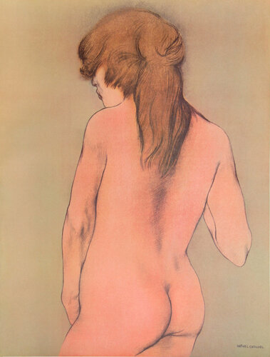 Portrait XVI from Galeria de Arte Misrachi Portfolio von Rafael Coronel, Druck kaufen auf Singulart