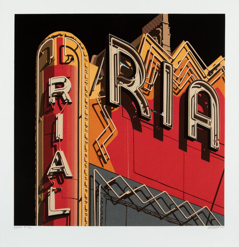 Rialto by Robert Cottingham, 인쇄 for Sale on Singulart