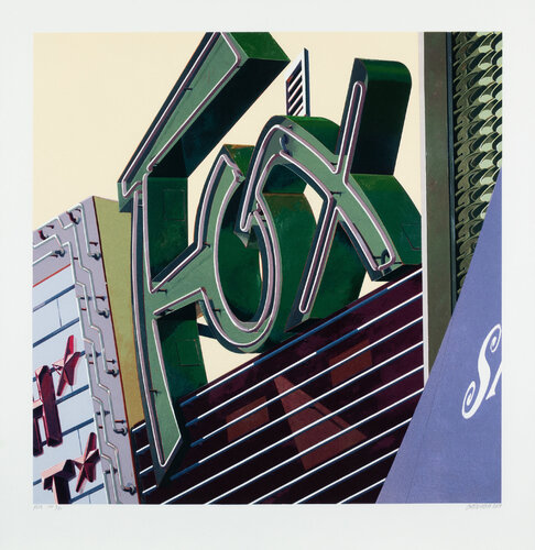 Fox by Robert Cottingham, 인쇄 for Sale on Singulart