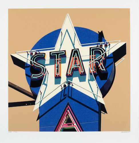 Star von Robert Cottingham, Druck kaufen auf Singulart