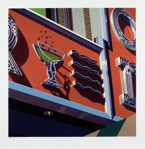 Champagne van Robert Cottingham, Afdruk te koop op Singulart