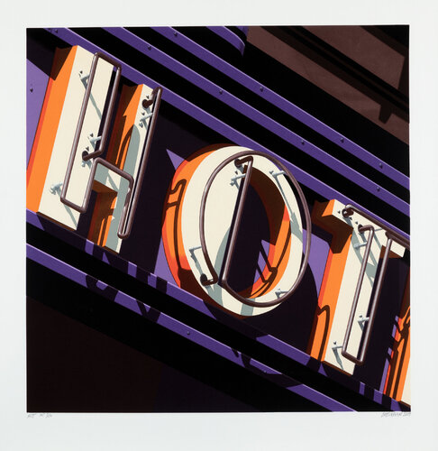 Hot von Robert Cottingham, Druck kaufen auf Singulart