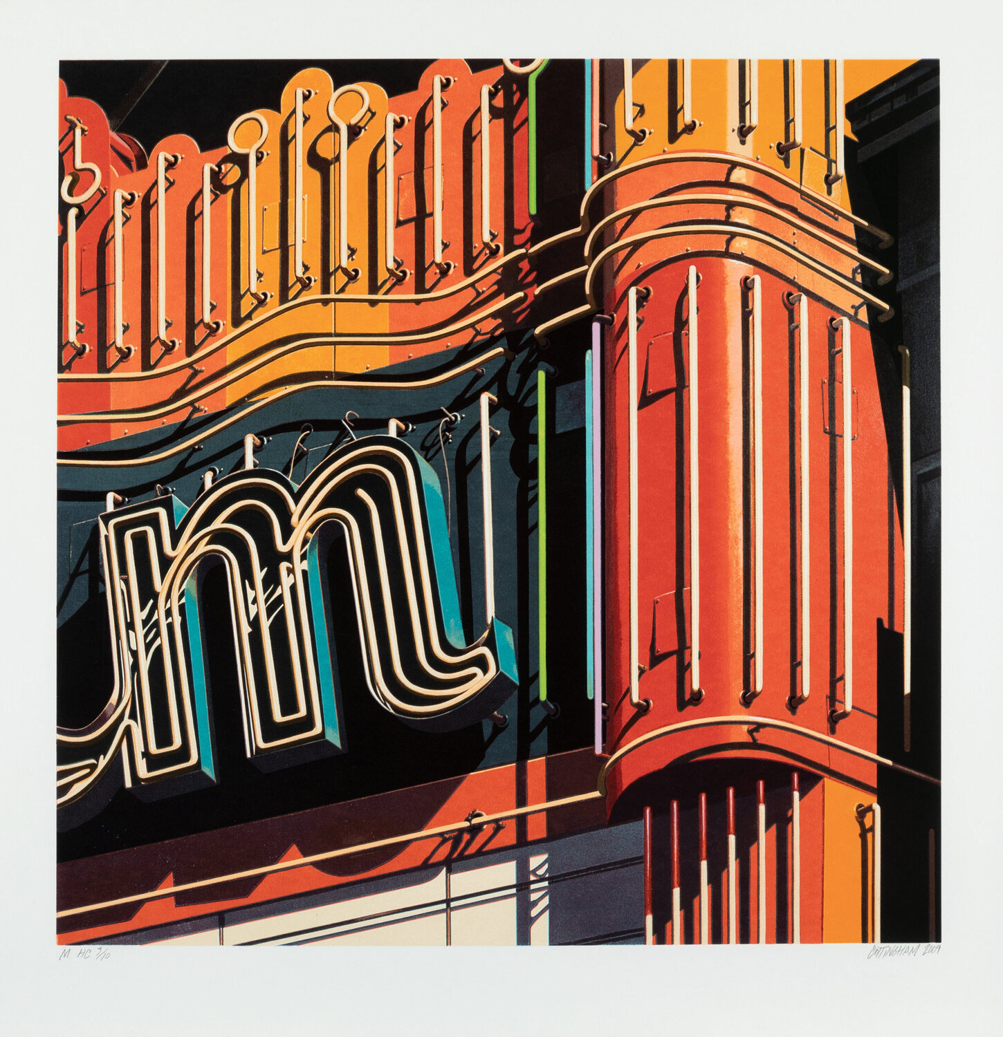 M Robert Cottingham Stampa in vendita