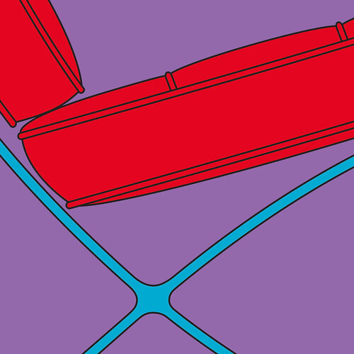 Chair from the Fragments Series (Barcelona Chair) van Michael Craig-Martin, Afdruk te koop op Singulart